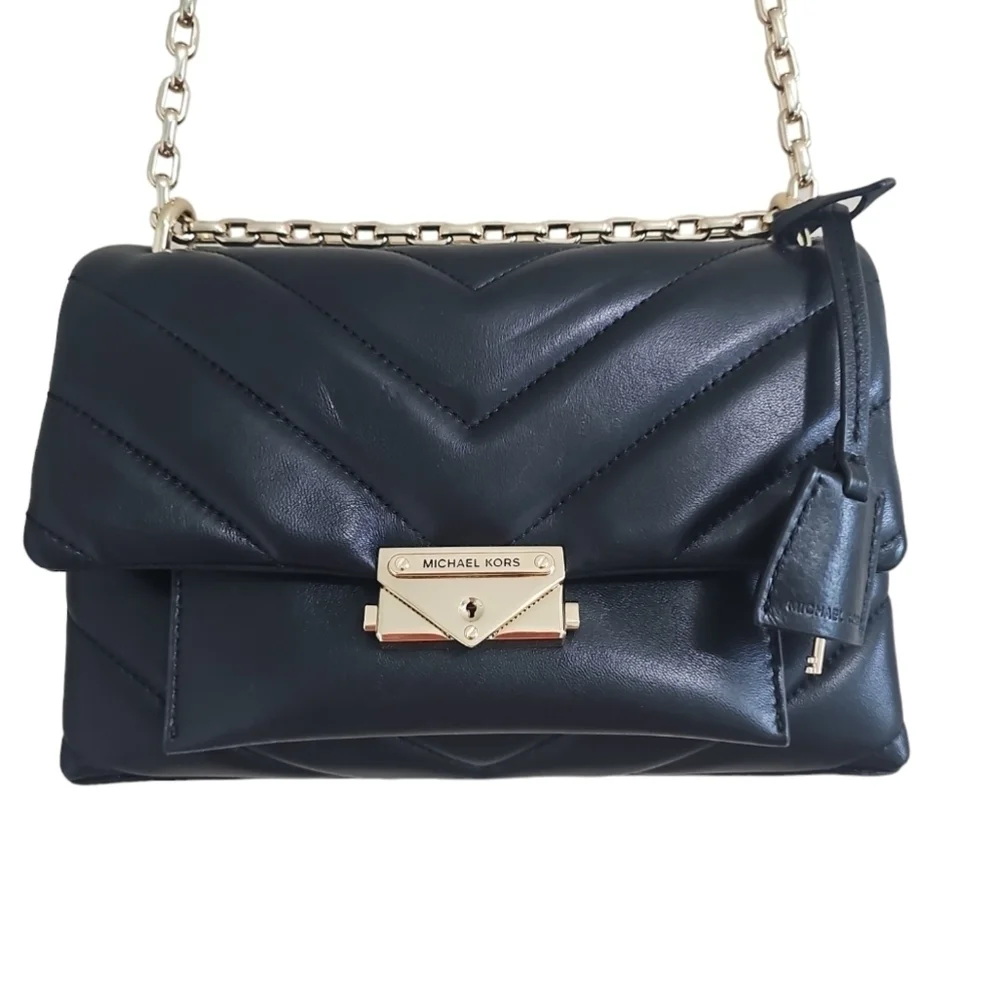 MICHAEL KORS CECE MEDIUM QUILTED LEATHER CONVERTIBLE SHOULDER BAG